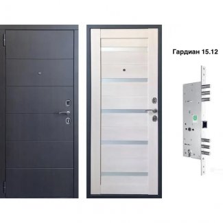 Входная дверь, модель «VD-07 МДФ/МДФ Арабика/Капучино»