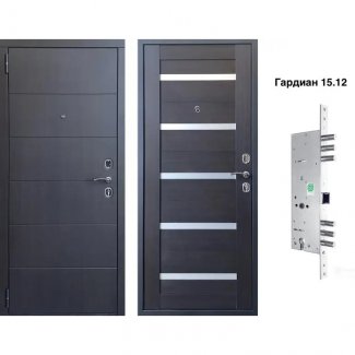 Входная дверь, модель «VD-07 МДФ/МДФ Арабика/Венге»