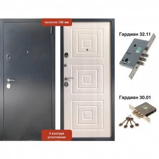 Входная дверь, модель «VD-10 100 мм. Капучино 3 контура уплотнения»
