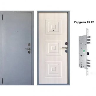 Входная дверь, модель «VD-20 Букле серый/Капучино»